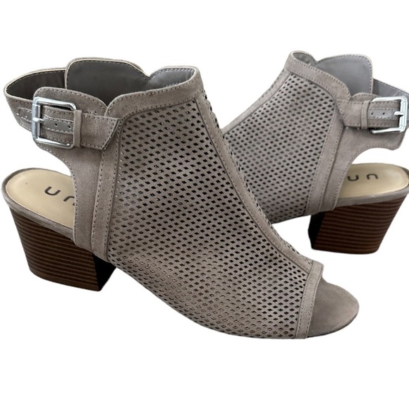 Unisa Shoes - UNISA Gray Casual Open Toe Ankle Booties Sandals UnoPalo Womens Size 10